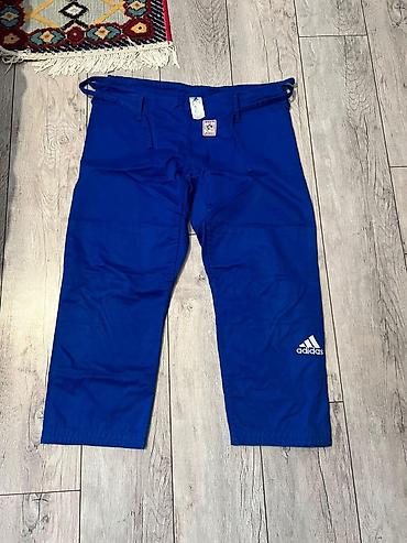 adidas original: Adidas mavi rəngli cüdo kimono dəsti tam arginal təptəzə 2 dəfə — 2
