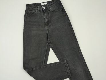czarny gorset bluzki: Jeans, House, 2XS (EU 32), condition - Good