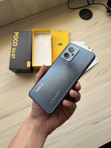 Poco: Poco X4 GT, Б/у, 256 ГБ, цвет - Серый, 1 SIM, 2 SIM