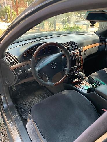 старые машины: Mercedes-Benz S-Class: 1999 г., 3.7 л, Автомат, Бензин, Седан — 7