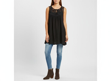 o la voga legginsy push up: New Look Curves, Tunika damska, rozmiar S