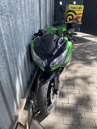 Мотоциклы: Kawasaki Ninja (зеленый спортбайк) - Кузов: пластиковый обвес sport — 3