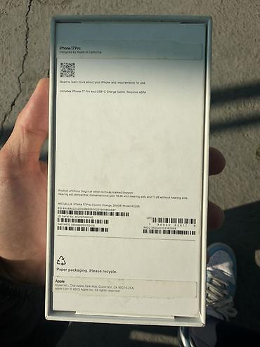 dublikat iphone 11: IPhone 17 Pro, 256 ГБ, цвет Cosmic Orange. Аккумулятор батареи 93% — 2