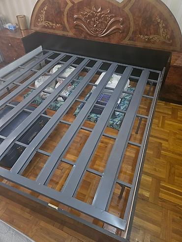 Çarpayılar: İşlənmiş, İkinəfərlik çarpayı, Bazasız, Matras ilə, Azərbaycan — 8