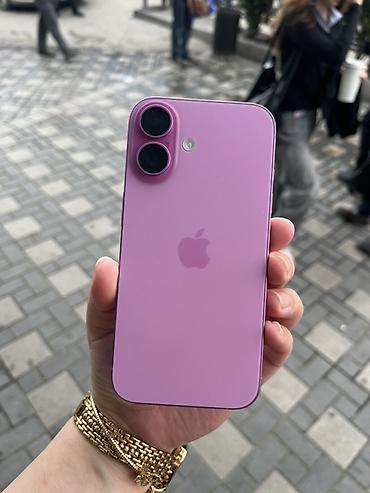 iphone satislari: IPhone 16, 128 GB, Deep Purple, Face ID — 1