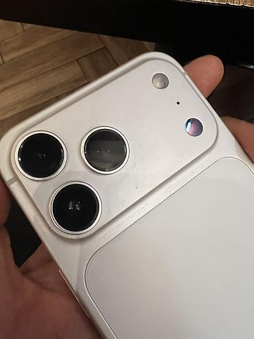 Уюлдук телефондор жана аксессуарлар: IPhone 14 Pro Max, Колдонулган, 128 ГБ, White Titanium, Коргоочу айнек, 100 % — 3