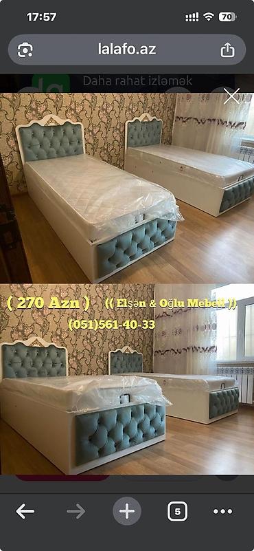 Yeni, Təknəfərlik çarpayı, Bazalı, Matras ilə, Siyirməsiz, Rusiya — 1