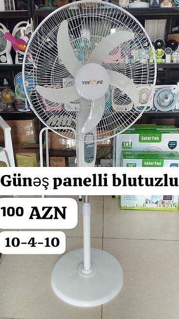 aparatura kredit: YOBO LIFE günəş panelli, blutuzlu döşəmə ventilyatoru - Günəş paneli — 2