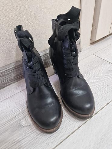 Ботинки и ботильоны: Ботинки, 36, Salamander, Б/у, цвет - Бежевый, Самовывоз — 6