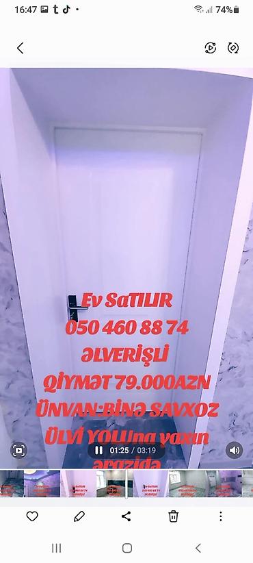 binalar az: Binə, 3 otaqlı, Yeni tikili, 2 kv. m — 1
