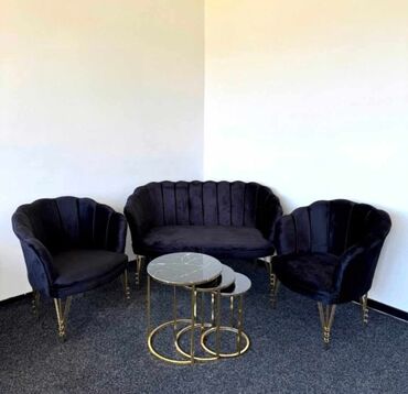garniture novi pazar: Shell set ( 2 fotelje + dvosed ) ✨ -Cena za set : 420€ Pojedinačno