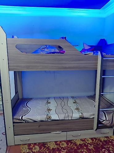 bunk bed: Двухъярусная детская кровать с ящиками для хранения. - Материал: ЛДСП — 4