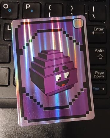 Kolleksiya kartları: Minecraft kartı grimace egg istəyə uyğun kart ya da arxasındakı kod lalafo.az -da Kolleksiya kartları: Minecraft kartı grimace egg istəyə uyğun kart ya da arxasındakı kod