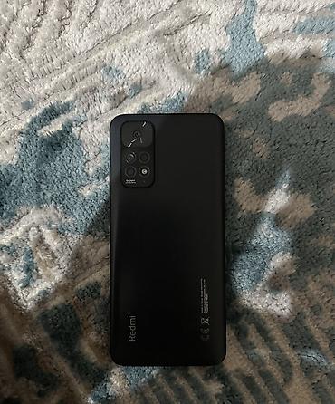 note 3: Redmi, Redmi Note 11, Б/у, 64 ГБ, цвет - Черный, 2 SIM — 1