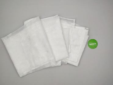 home decor: Biała firana z haftem liści – komplet 3 szt. - Wzór: delikatne, białe — 2