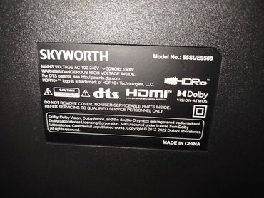 купить переходник vga hdmi: КУПЛЮ телевизор на запчасти 
SKYWORTH 55SUE9500 на запчасти