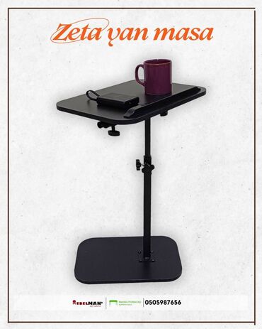 Masalar: Jurnal masası, Yeni, Transformer, MDF, Dördbucaq masa — 5