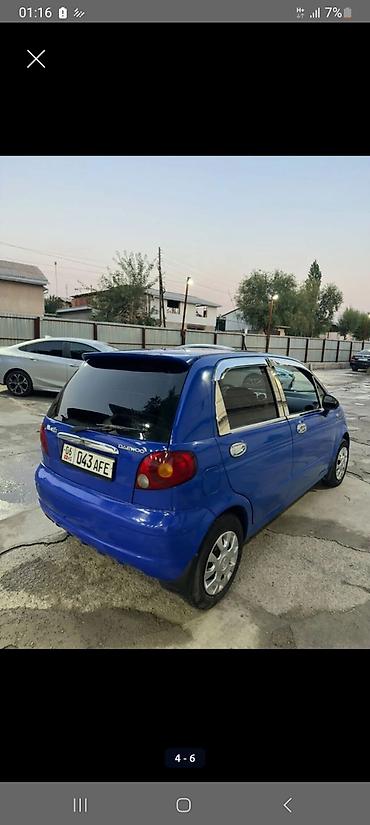 apollo solo: Daewoo Matiz: 2007 г., Механика, Бензин, Хэтчбэк — 1