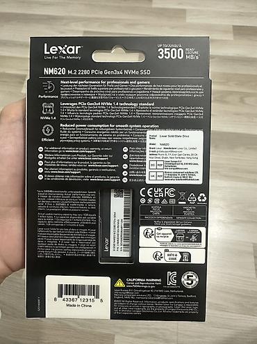 hp g6 2000: Lexar NM620 512GB NVMe SSD satılır. ✅ Yaddaş: 512GB ✅ Model: NM620 ✅ — 2