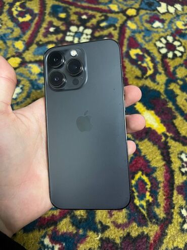 телефон xs max: IPhone 13 Pro, Колдонулган, 128 ГБ, Black Titanium, Коргоочу айнек, Каптама, Кабель, 79 %