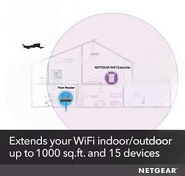 Modemi, ruteri i mrežni uređaji: NETGEAR WiFi Range Extender (pojačivač signala), model EX6100 - — 18
