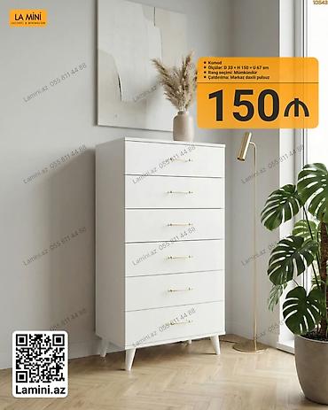 Komodlar: La Mini komod - Model: Komod - Ölçülər: D 33 × H 150 × U 67 sm - Rəng — 1