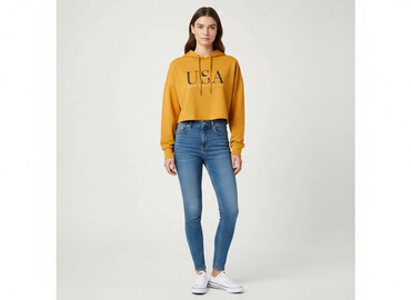 diverse sweter: H&M Divided, Women`s hoodie, size XS