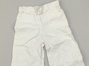 spódniczki na szelkach dla dziewczynki: 3/4 Children's pants 4-5 years, Linen, condition - Very good