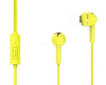 Slušalice: Genius HS-M300 žičane slušalice sa mikrofonom – žute - Ergonomski — 1