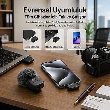 dji mikrofon: Whatsappa yazın yanlız Avtomatik Səsboğucu, Portativ Rəqəmsal Ekranlı — 5