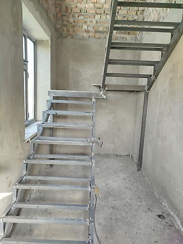 Изготовления каркасов: Лестница металлическая каркас перила — 16