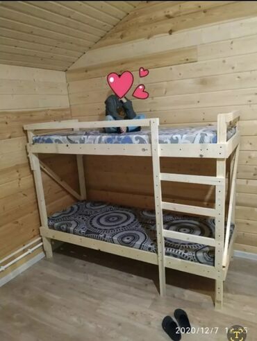 Двухъярусные кровати: Ассолому алейкум!! Эки кабатуу кровать жасайбыз таза сыйда жыгачтан — 5