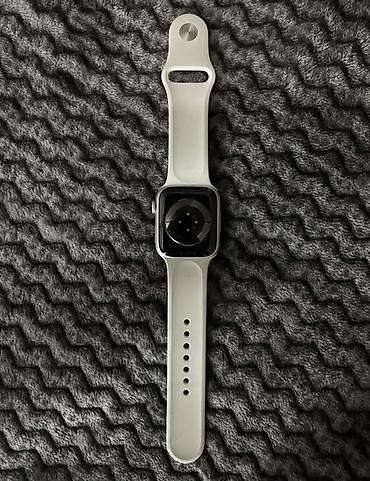 samsung watch 1: Apple Watch 8 45mm 100 PİL (alüminium gövdə, gümüş rəng) + Orjinal 2 — 2