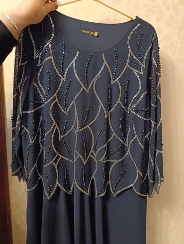 Красота и здоровье: Вечернее платье, Макси, 5XL (EU 50)
