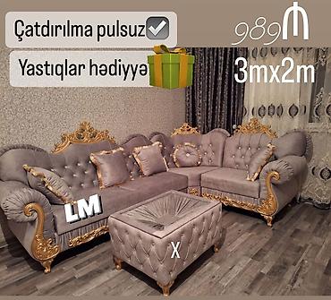 qubka: Künc divan, Qonaq otağı üçün, Bazasız, Açılmayan — 1