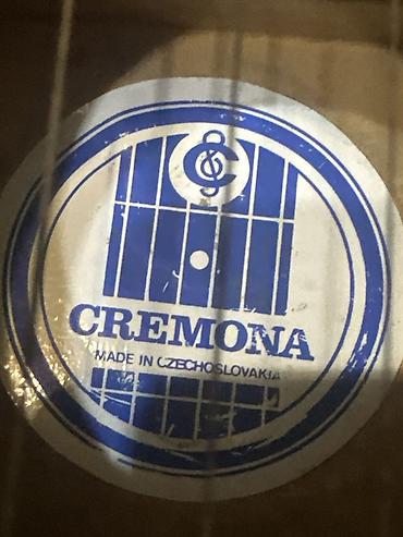 чехословакия: Классическая гитара Cremona (Made in Czechoslovakia) - Производитель — 1