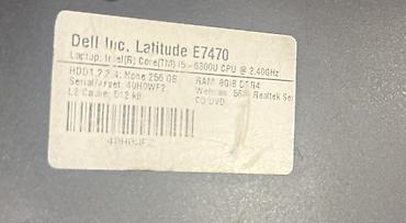 Dell: İşlənmiş Dell Latitude, 14 ", Intel Core i5, 256 GB — 9
