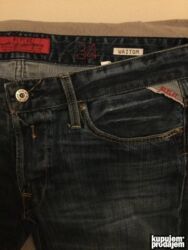 Farmerke: Original Replay farmerice 34 98% cotton 2% elastin Polustruk 47-49cm — 8