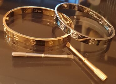 Narukvice: Čvrsta narukvica, Cartier, Materijal: Srebro — 4