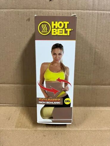 Rekviziti za vežbanje: #2202 Pojas za mršavljenje HOT BELT Germany; Materijal: NEOTEX; — 2