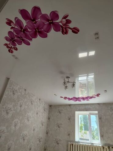 Натяжной потолок: Натяжной потолок 3D потолки, Глянцевое, Матовое Бесплатная консультация, Бесплатный замер, Гарантия — 16