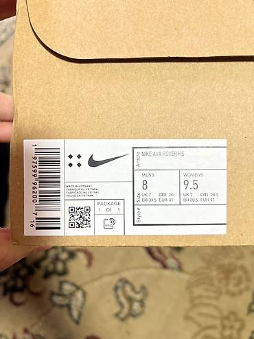 Кроссовки и спортивная обувь: Мужские кроссовки, 41, Nike, Новый, цвет - Черный, Платная доставка, Самовывоз — 9