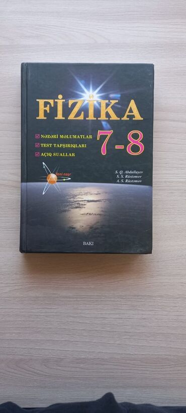 deyanet liseyi qiymeti: Rüstəmov fizika qayda kitabı 
qiymət : 6AZN