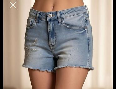 pull and bear teksas sorcevi: Ženske teksas šorts pantalone - Model: klasični petodžepni kroj sa — 1