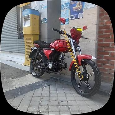Мотоциклы: Qırmızı rəngli şəhər tipli motosiklet Texniki xüsusiyyətlər və — 2