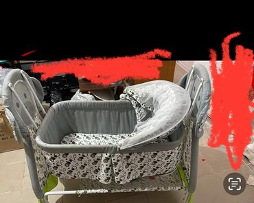 печка буржайка: Детская колыбель-качалка с навесом и москитной сеткой. Описание: -