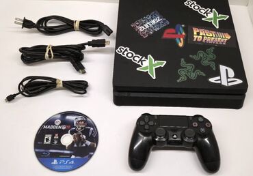PS4 (Sony Playstation 4): Playstation 4 slim 1 tb
Uzerinde sekilde olan her sey verilir