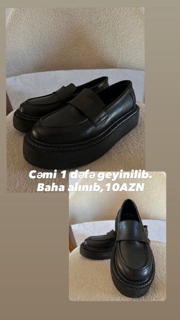 Мокасины и лоферы: Qara rəngli qadın loaferləri - Minimalist dizayn, üzərində klassik