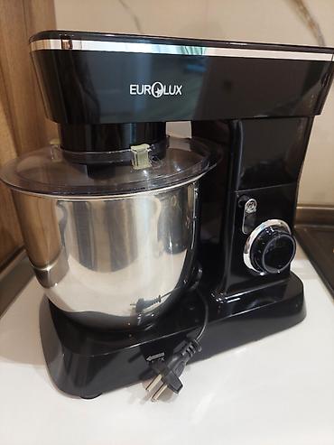 eurolux mixer: Eurolux stasionar mətbəx mikseri - Korpus: qara rəngdə, kompakt və — 2