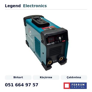 acar yazan: Elan başlığı: Qaynaq aparatı 250 W əl ilə qövs qaynağı metal üçün — 1